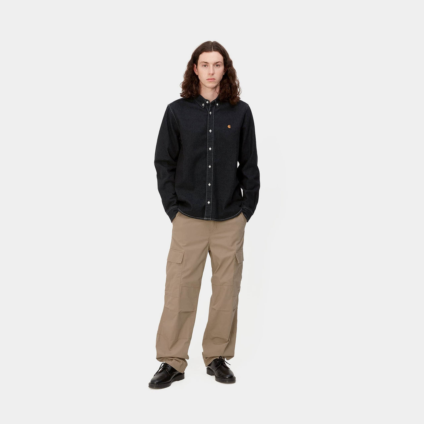 Carhartt Regular Cargo Pant Leather Rinsed