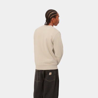 Carhartt Script Embroidery Sweat Wall Black