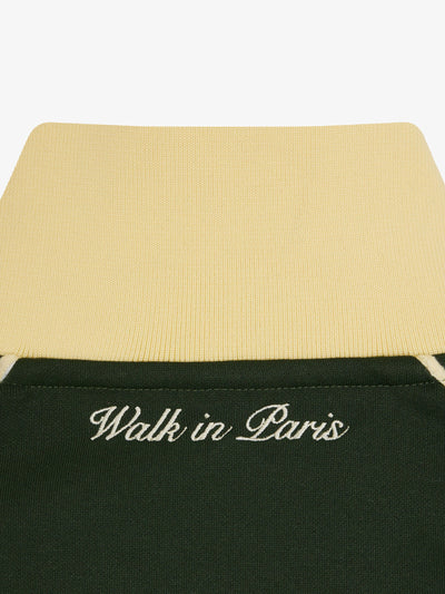 Walk In Paris La Veste De Jogging Signature Verte