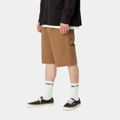 Carhartt Single Knee Short Hamilton Brown Rinsed