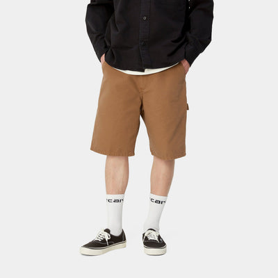 Carhartt Single Knee Short Hamilton Brown Rinsed