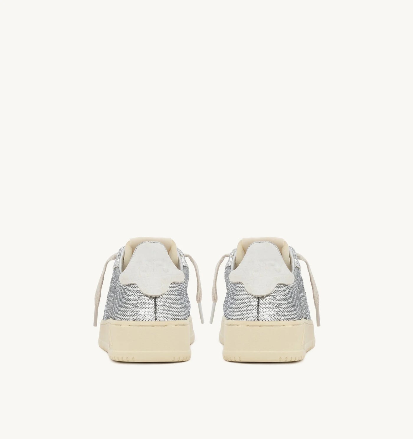 Autry Dallas Low Wom Paillet/Cro Silver/Wht