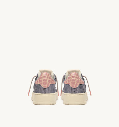 Autry Dallas Low Wom Pillet/Cro Gun/Pink