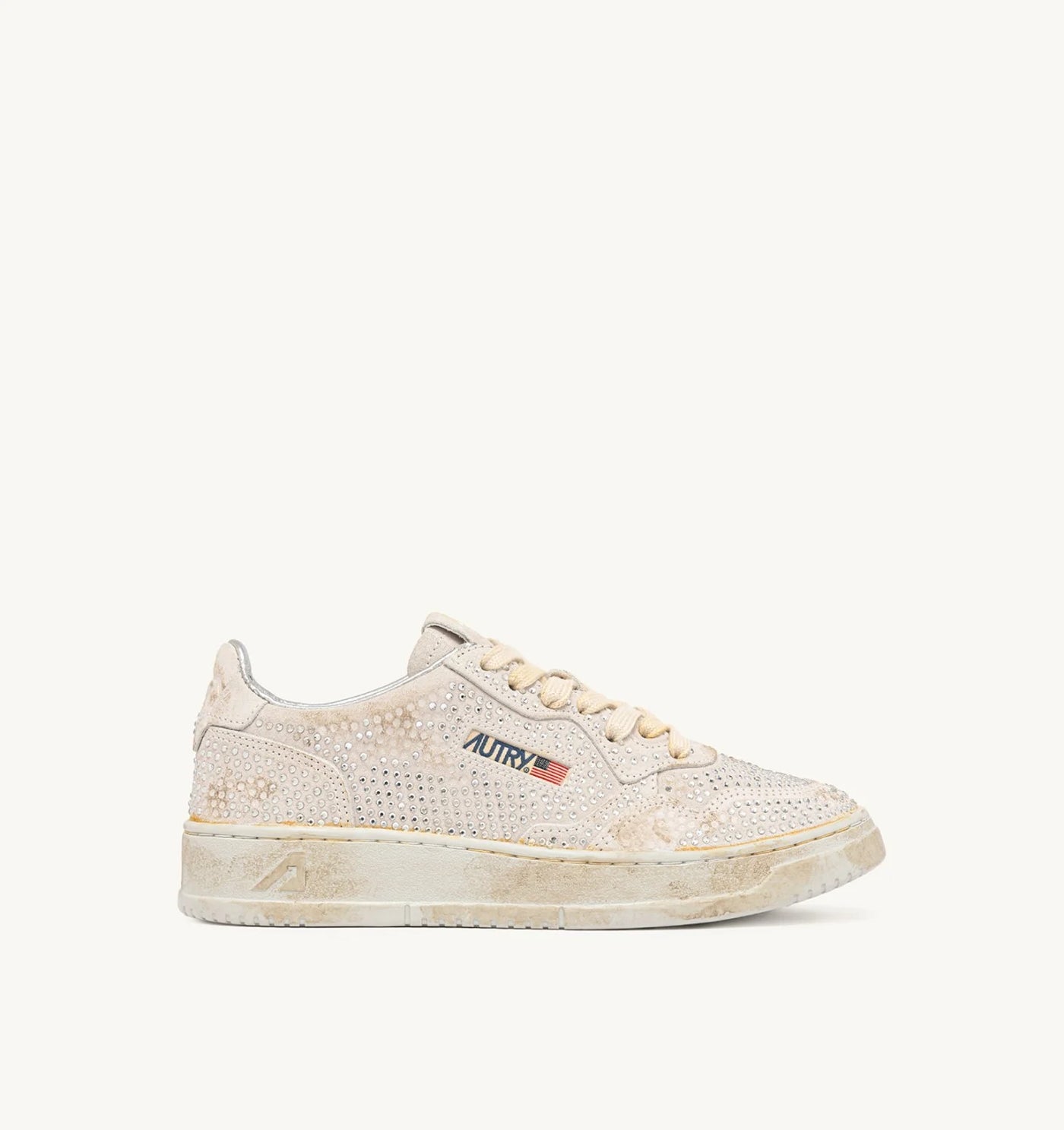 Autry Medalist Low Wom Sue/Strass White