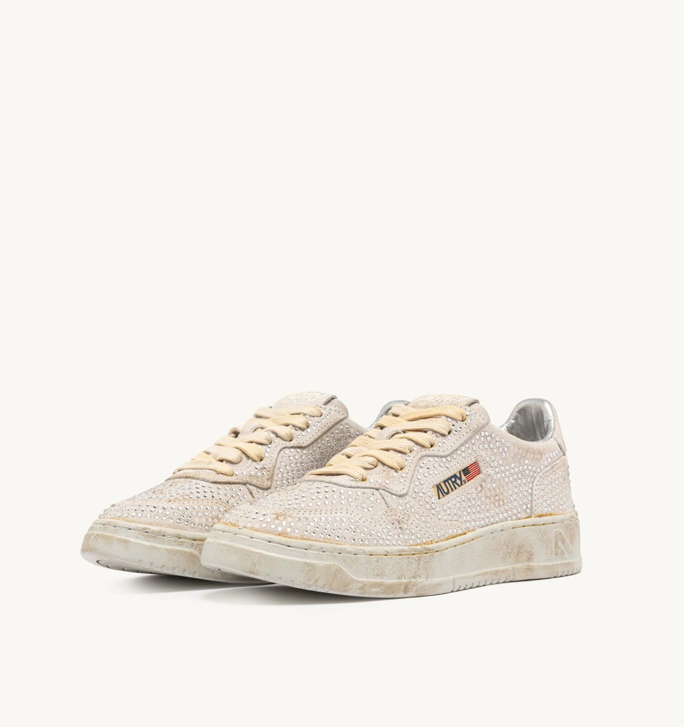 Autry Medalist Low Wom Sue/Strass White