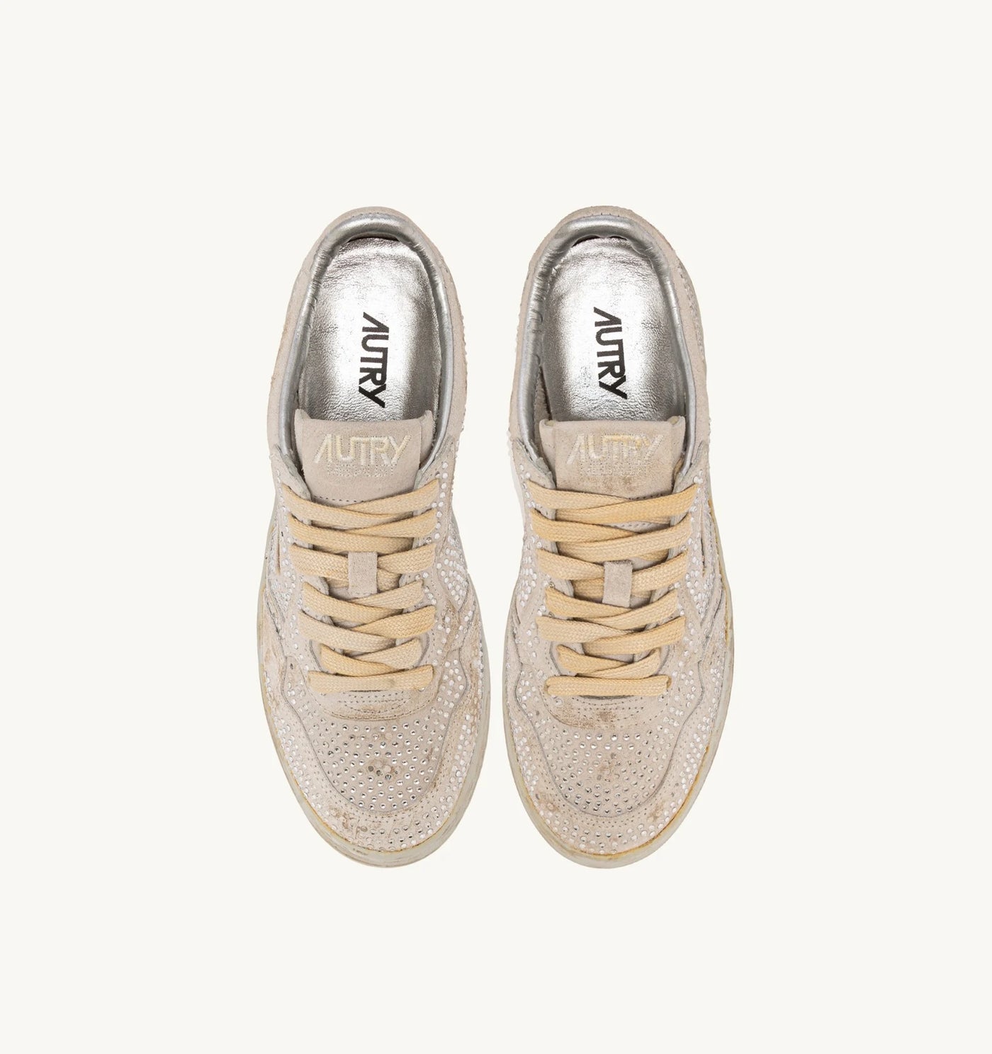 Autry Medalist Low Wom Sue/Strass White