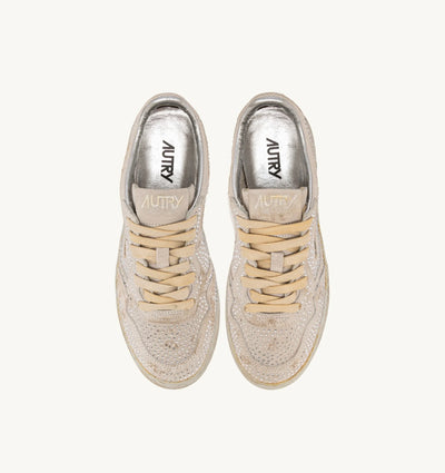 Autry Medalist Low Wom Sue/Strass White