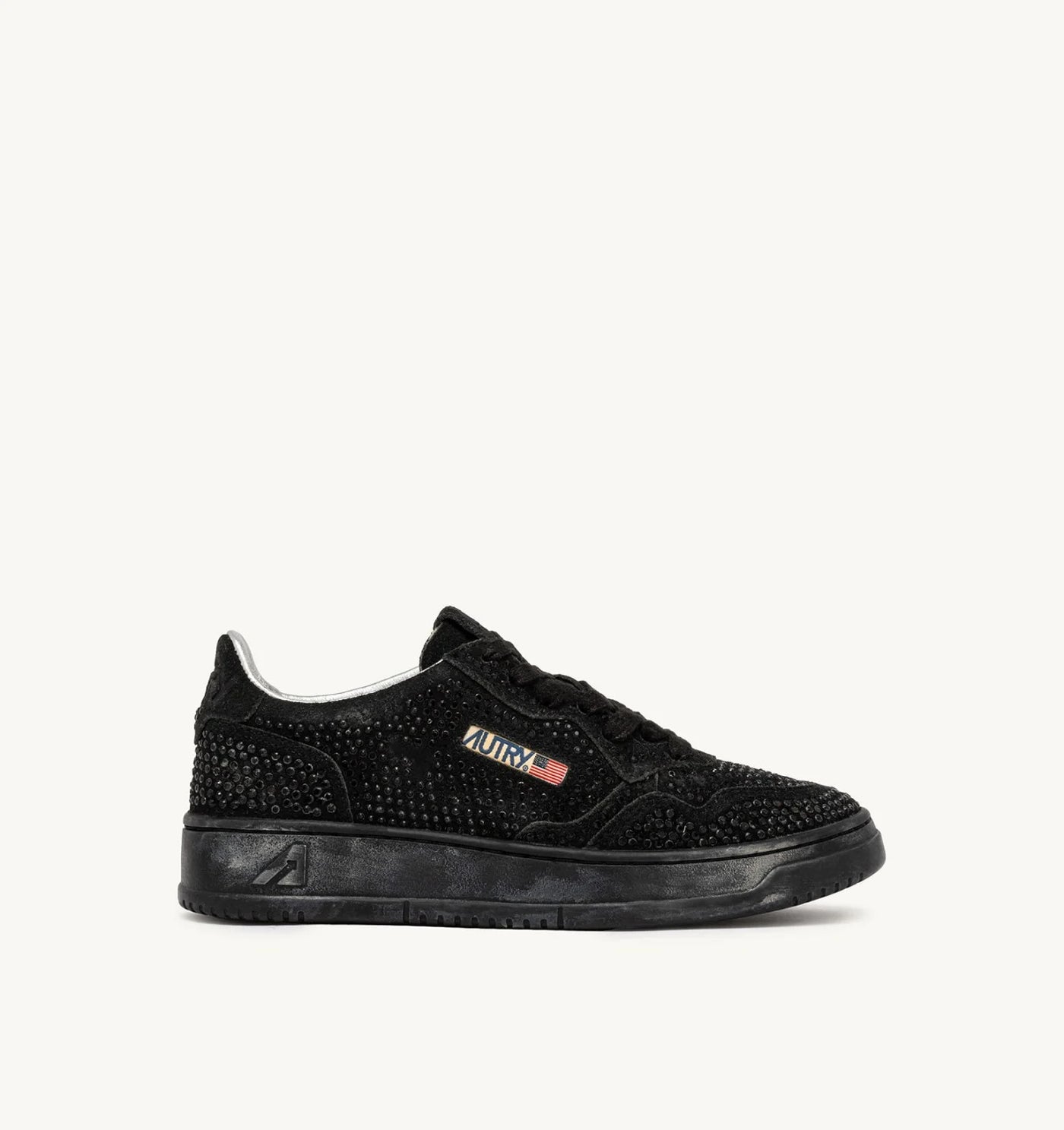 Autry Medalist Low Wom Sue/Strass Black