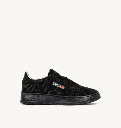 Autry Medalist Low Wom Sue/Strass Black
