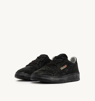 Autry Medalist Low Wom Sue/Strass Black