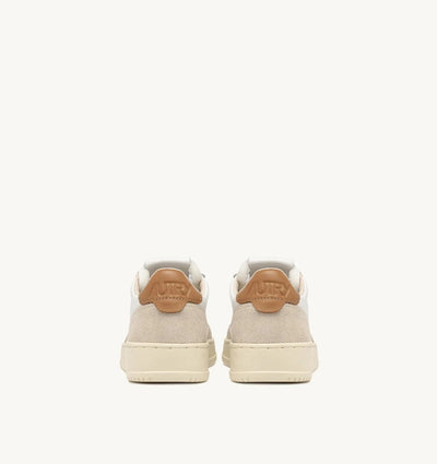 Autry Medalist Low Man Leat/Suede Wht/Brnsug