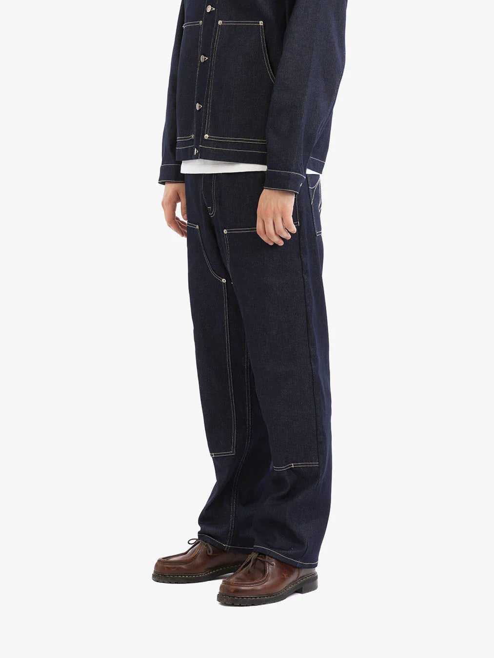 Walk In Paris Indigo Double Knee Carpenter Pants