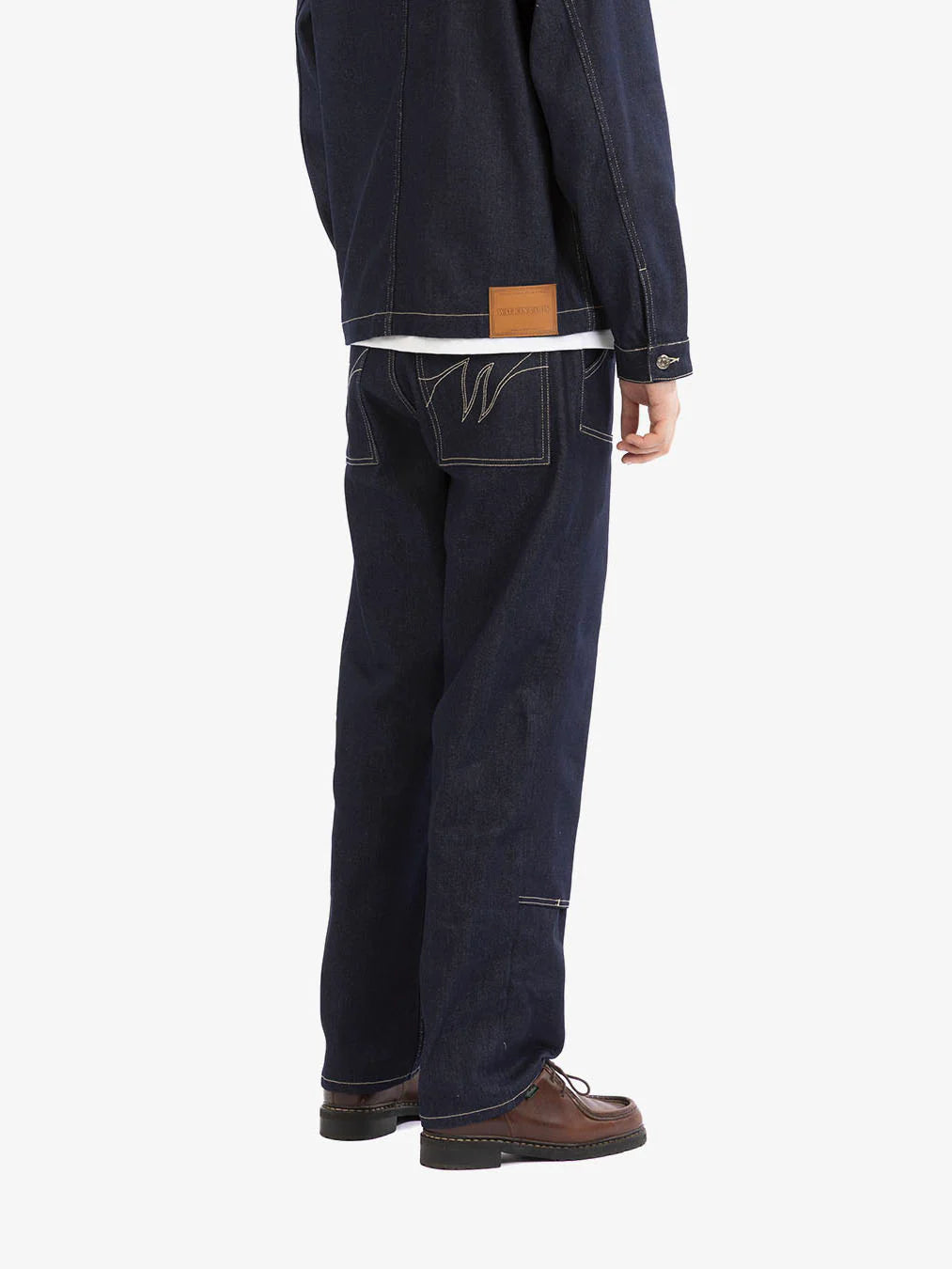 Walk In Paris Indigo Double Knee Carpenter Pants