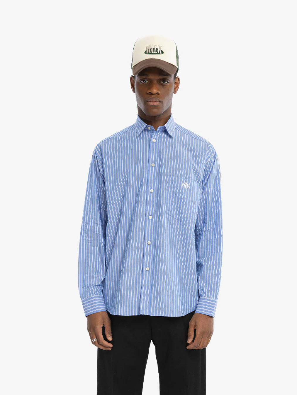 Walk In Paris Striped Oxford Shirt