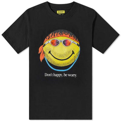 Smiley Don't Happy Be Worry T-shirt