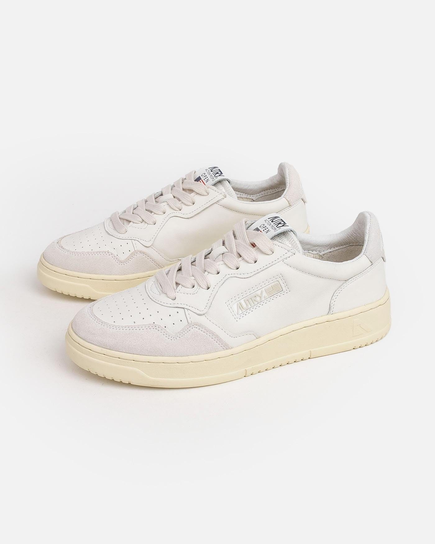 Autry Sneakers Open Low Man Leather White