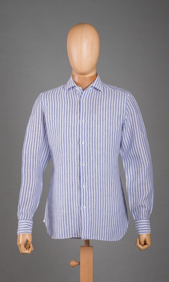 Giampaolo Camicia Lino Rigata