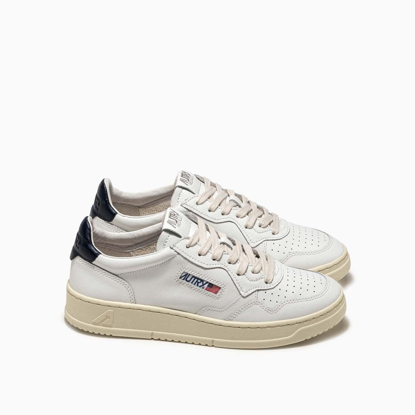 Autry Sneakers 01 Low Man Leather White Space