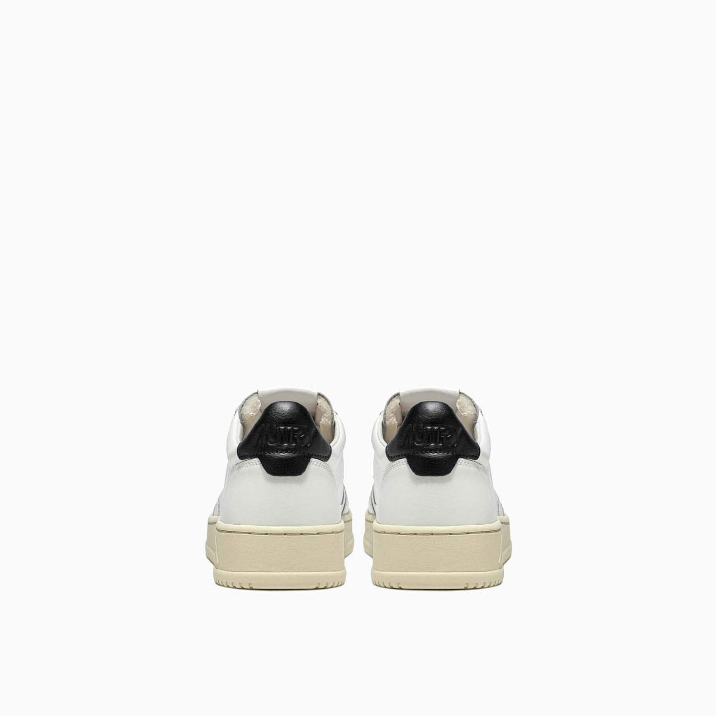 Autry Sneakers 01 Low Man Leather White Black
