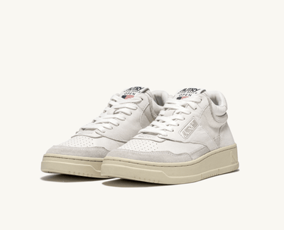 Autry Sneakers Open Mid Leather White